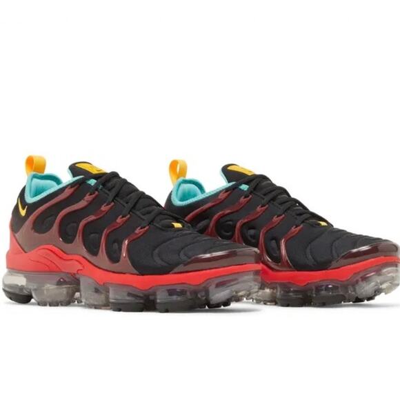 NIKE Air VaporMax Plus Stained Glass Colorway Athletic Shoes